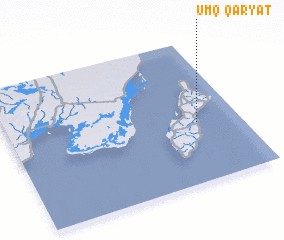 3d view of Qaryat ‘Umq